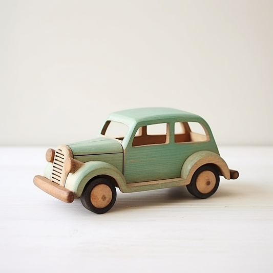 Sage Wooden Car